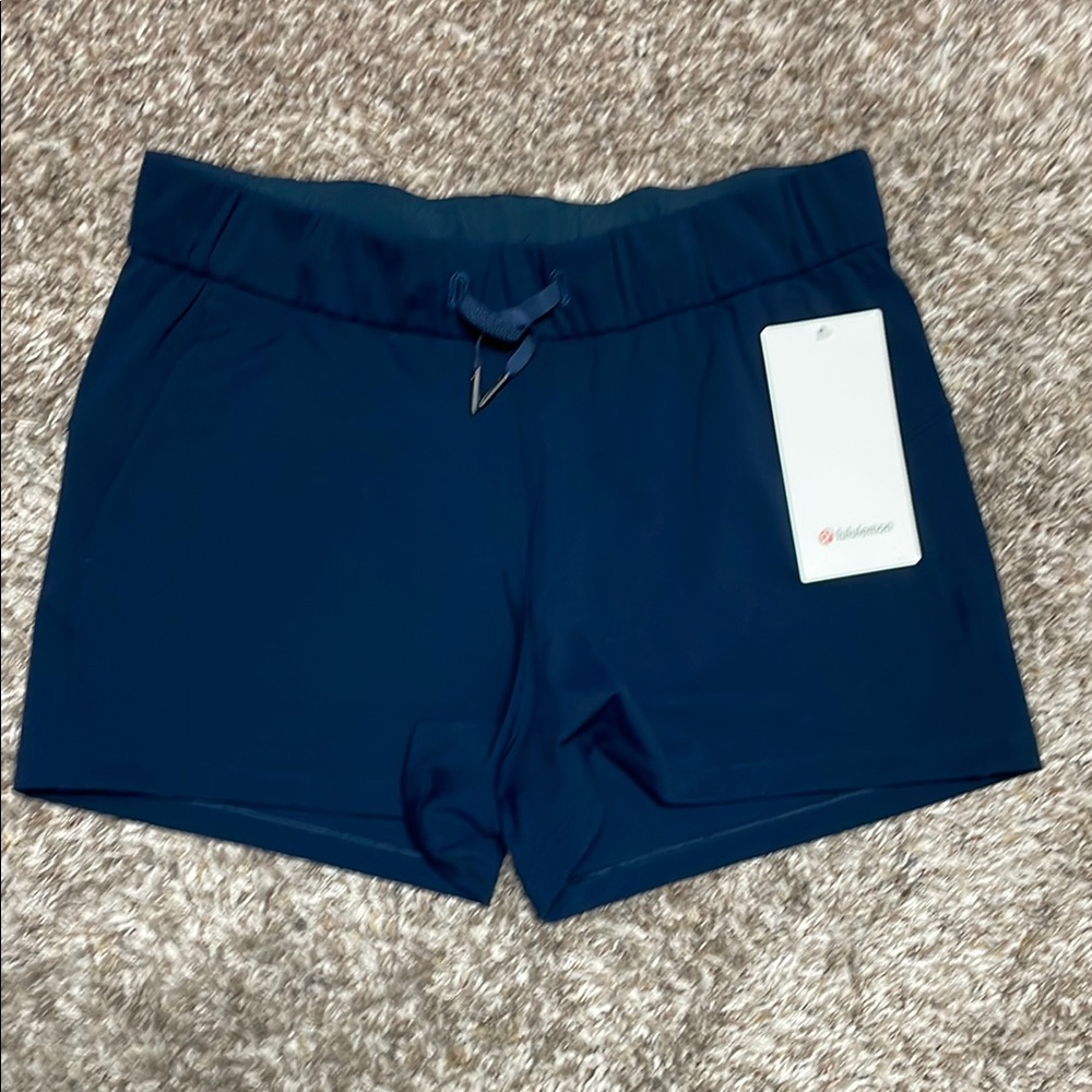 Lululemon Athletica Navy Blue Athletic Shorts